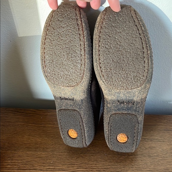 Timberland Black Suede Slip-On Mules Moc Comforia System Women’s Size 7.5 - Picture 8 of 10